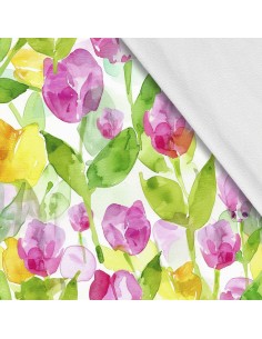 Softshell Stoff Polyester Zum Nähen- Motiv Frühling I SDX7515