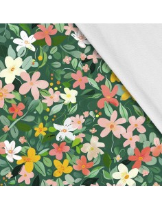 Softshell Stoff Polyester Zum Nähen- Motiv Frühling I SDX7516
