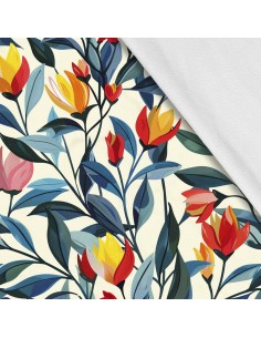 Softshell Stoff Polyester Zum Nähen- Motiv Frühling I SDX7523