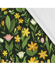 Softshell Stoff Polyester Zum Nähen- Motiv Frühling I SDX7525
