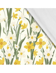 Softshell Stoff Polyester Zum Nähen- Motiv Frühling I SDX7529
