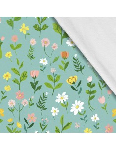 Softshell Stoff Polyester Zum Nähen- Motiv Frühling I SDX7532