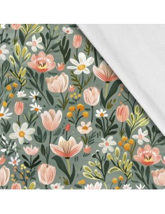 Softshell Stoff Polyester Zum Nähen- Motiv Frühling I SDX7538