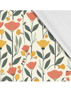 Softshell Stoff Polyester Zum Nähen- Motiv Frühling I SDX7540