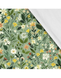 Softshell Stoff Polyester Zum Nähen- Motiv Frühling I SDX7542