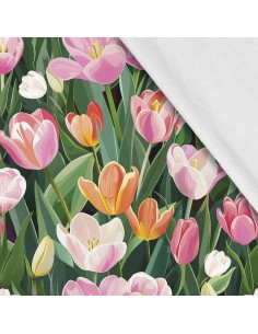 Softshell Stoff Polyester Zum Nähen- Motiv Frühling I SDX7545