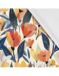 Softshell Stoff Polyester Zum Nähen- Motiv Frühling I SDX7550