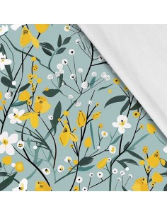 Softshell Stoff Polyester Zum Nähen- Motiv Frühling I SDX7556