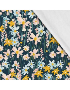 Softshell Stoff Polyester Zum Nähen- Motiv Frühling I SDX7562