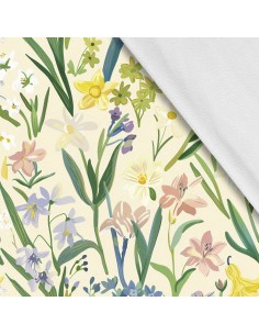 Softshell Stoff Polyester Zum Nähen- Motiv Frühling I SDX7564
