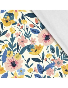 Softshell Stoff Polyester Zum Nähen- Motiv Frühling I SDX7578