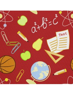 OUTDOOR DEKOSTOFFE OXFORD - Motiv Schule I DX387