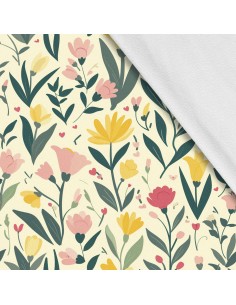 Softshell Stoff Polyester Zum Nähen- Motiv Frühling I SDX7618