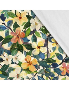 Softshell Stoff Polyester Zum Nähen- Motiv Frühling I SDX7619