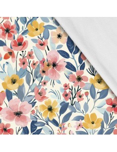 Softshell Stoff Polyester Zum Nähen- Motiv Frühling I SDX7627