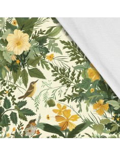 Softshell Stoff Polyester Zum Nähen- Motiv Frühling I SDX7635