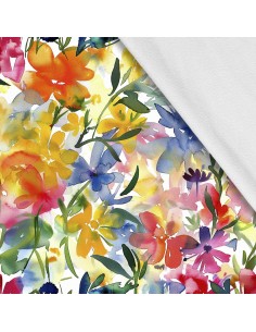 Softshell Stoff Polyester Zum Nähen- Motiv Frühling I SDX7641