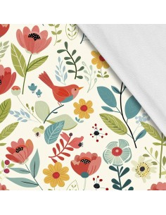 Softshell Stoff Polyester Zum Nähen- Motiv Frühling I SDX7648