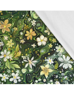 Softshell Stoff Polyester Zum Nähen- Motiv Frühling I SDX7673