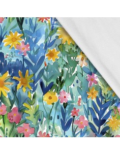 Softshell Stoff Polyester Zum Nähen- Motiv Frühling I SDX7675