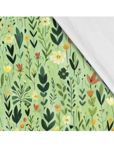 Softshell Stoff Polyester Zum Nähen- Motiv Frühling I SDX7689