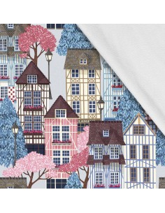 Softshell Stoff Polyester Zum Nähen- Motiv Kinder I SDX030