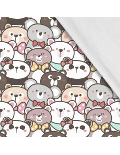Softshell Stoff Polyester Zum Nähen- Motiv Kinder I SDX561