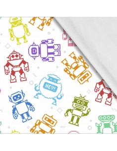 Softshell Stoff Polyester Zum Nähen- Motiv Kinder I SDX722