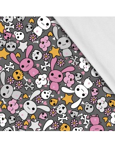 Softshell Stoff Polyester Zum Nähen- Motiv Kinder I SDX758
