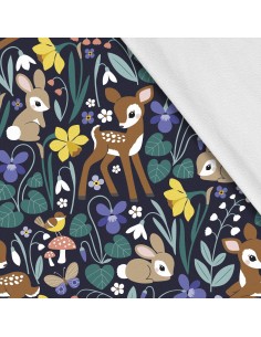 Softshell Stoff Polyester Zum Nähen- Motiv Kinder I SDX1022