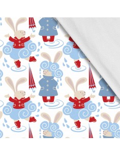 Softshell Stoff Polyester Zum Nähen- Motiv Kinder I SDX1146