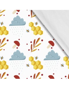Softshell Stoff Polyester Zum Nähen- Motiv Kinder I SDX1222