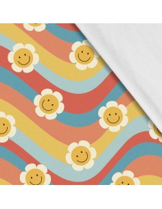 Softshell Stoff Polyester Zum Nähen- Motiv Kinder I SDX1232