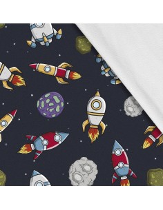 Softshell Stoff Polyester Zum Nähen- Motiv Kinder I SDX1685