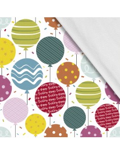 Softshell Stoff Polyester Zum Nähen- Motiv Kinder I SDX1747