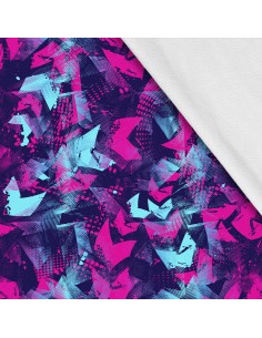 Softshell Stoff Polyester Zum Nähen- Motiv Abstraktion I SDX216