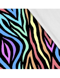 Softshell Stoff Polyester Zum Nähen- Motiv Abstraktion I SDX262