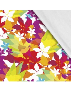 Softshell Stoff Polyester Zum Nähen- Motiv Abstraktion I SDX295