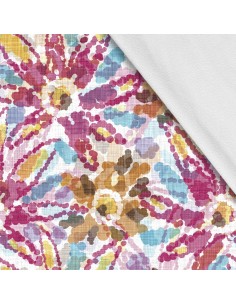 Softshell Stoff Polyester Zum Nähen- Motiv Abstraktion I SDX329