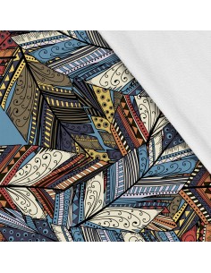 Softshell Stoff Polyester Zum Nähen- Motiv Abstraktion I SDX819