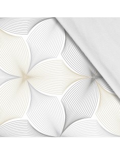 Softshell Stoff Polyester Zum Nähen- Motiv Abstraktion I SDX857
