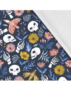 Softshell Stoff Polyester Zum Nähen- Motiv Schädel I SDX271