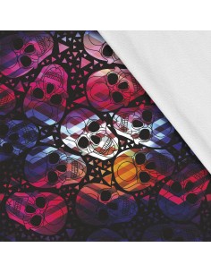 Softshell Stoff Polyester Zum Nähen- Motiv Schädel I SDX815