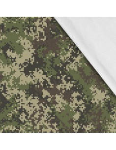 Softshell Stoff Polyester Zum Nähen- Motiv Camouflage I SDX986