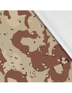 Softshell Stoff Polyester Zum Nähen- Motiv Camouflage I SDX988-1