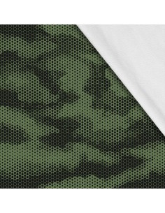 Softshell Stoff Polyester Zum Nähen- Motiv Camouflage I SDX1473