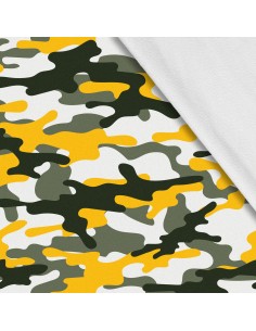 Softshell Stoff Polyester Zum Nähen- Motiv Camouflage I SDX1642