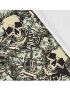 Softshell Stoff Polyester Zum Nähen- Motiv Casino-Mafia I SDX683