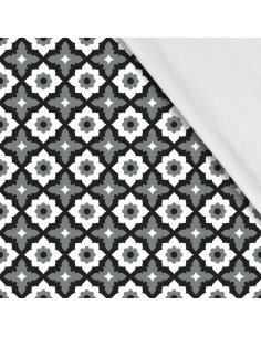 Softshell Stoff Polyester Zum Nähen- Motiv Dekorativ I SDX552