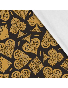 Softshell Stoff Polyester Zum Nähen- Motiv Dekorativ I SDX704